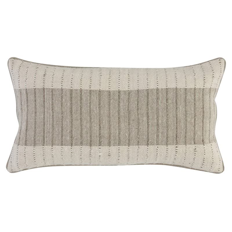 Kosas Home Kamia 14X26 Cotton And Linen Throw Pillow In Natural Beige