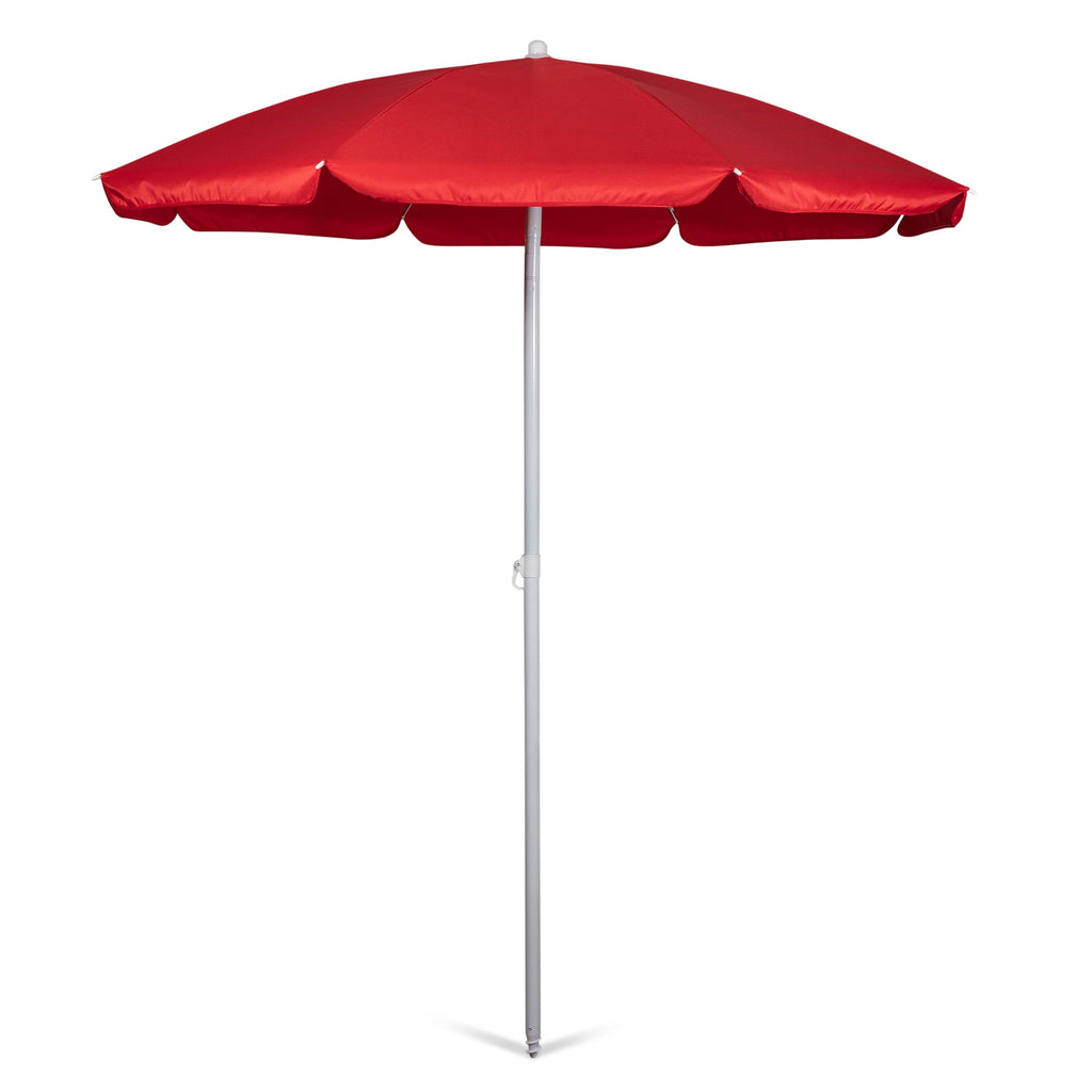 Oniva - A Picnic Time Brand Outdoor Canopy Sunshade Beach Umbrella 5.5' - Small Patio Umbrella - Beach Chair Umbrella, (Red)