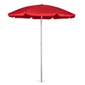 Oniva - A Picnic Time Brand Outdoor Canopy Sunshade Beach Umbrella 5.5' - Small Patio Umbrella - Beach Chair Umbrella, (Red)