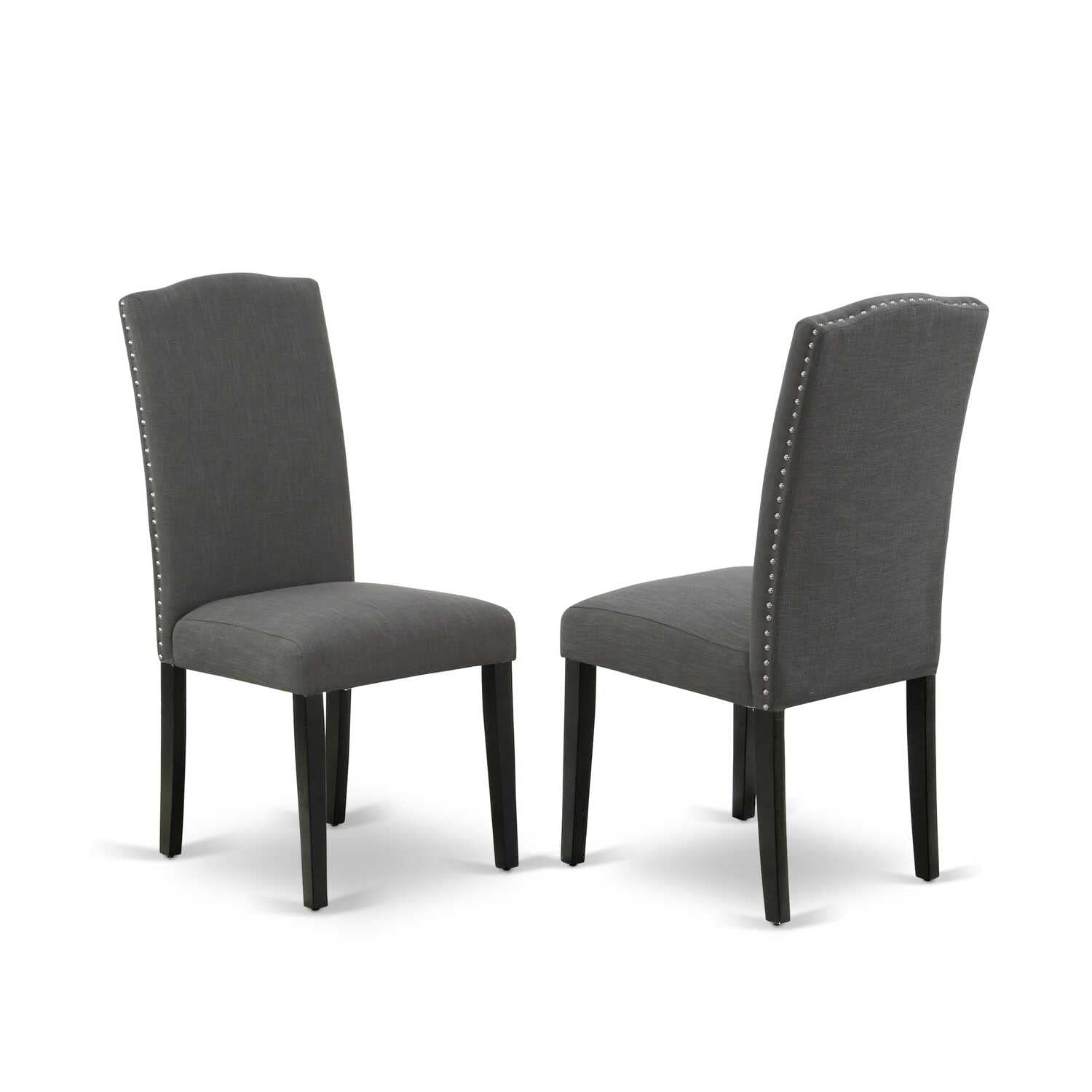 East West Furniture Amdu5-Bch-Lc 5 Piece Dining Room Table Set Includes A Round Wooden Table With Pedestal And 4 Faux Leather Kitchen Dining Chairs, 36X36 Inch, Black & Cherry