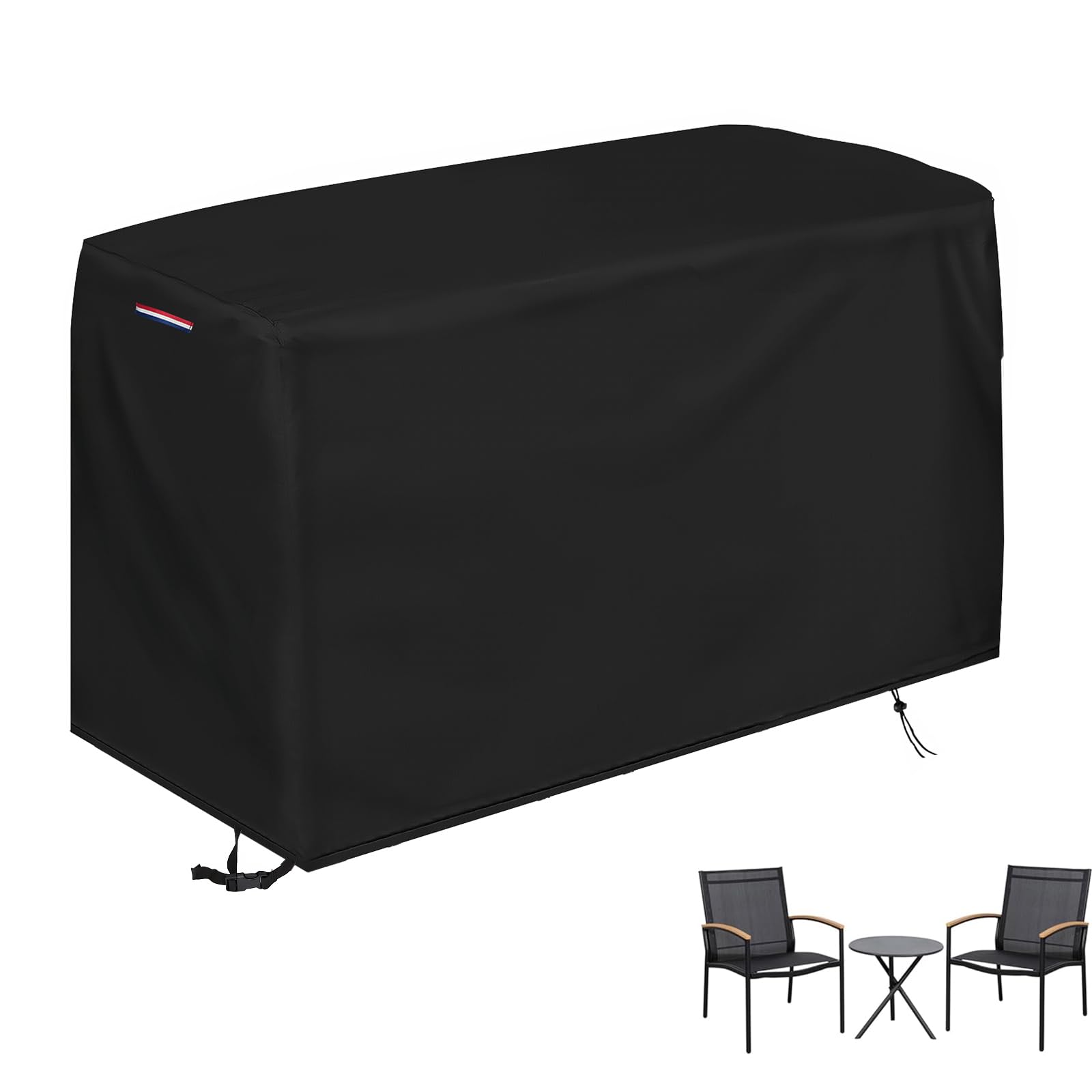 Loenel Patio Bistro Set Cover, Heavy Duty Waterproof Outdoor Table And Chairs Set Cover For 3 Pieces Patio Furniture Set/2 Chair