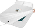 Aehisdhie White Air Mattress Sheets - 3 Pieces Set - Suitable For Inflatable Mattresses 16 Inches Deep - Can Be Inflated Without
