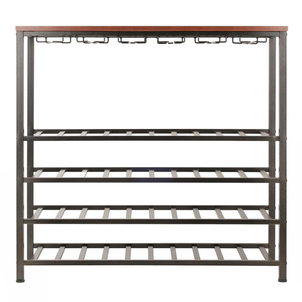 Winsome Wood Michelle Wine Storage Antique Bronze