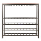 Winsome Wood Michelle Wine Storage Antique Bronze
