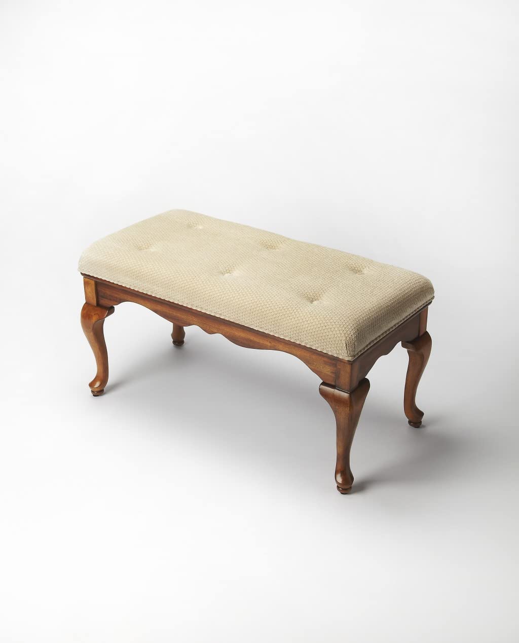 HomeRoots Wood Classic Olive Brown Bench