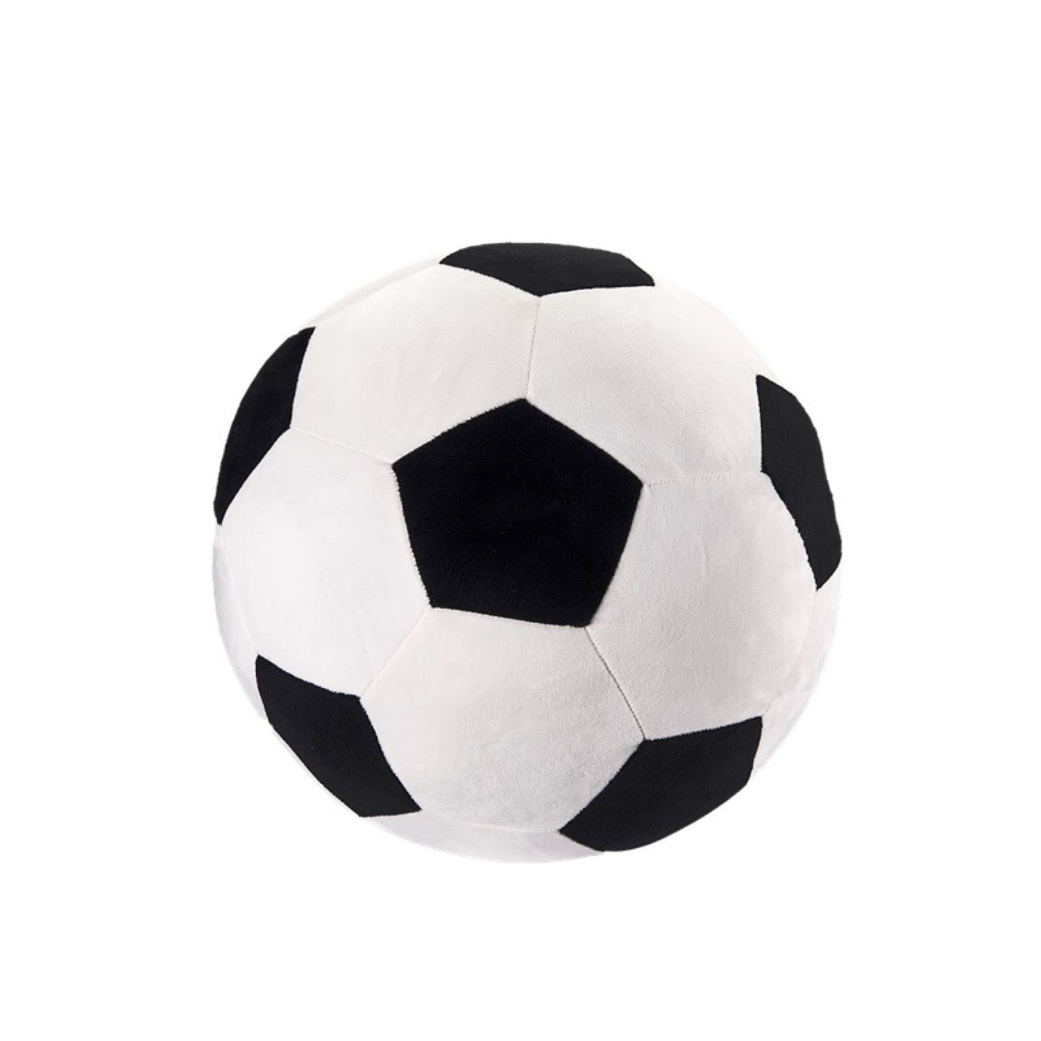 Ourhonor Plush Soccer Ball, 11.8 ' Soft Soccer Stuffed Toy Soccerball Throw Pillow Fluffy Football Plushies Toy Sport Gift For