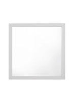 Acme Zeena Square Wooden Frame Mirror In White