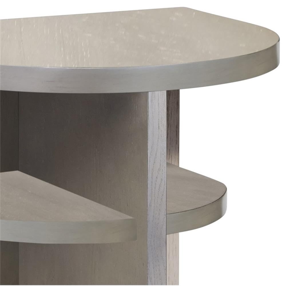 Progressive Furniture Augustine Ii End Table Pearlized Gray