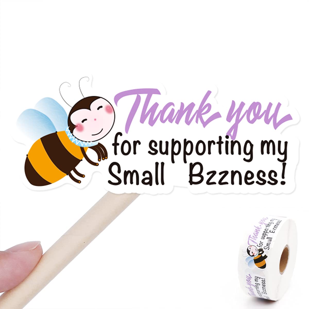 Thank You For Supporting My Small Bzzness Stickers,Thank You Stickers,Handmade Stickers,Small Shop Stickers,Envelopes Stickers F