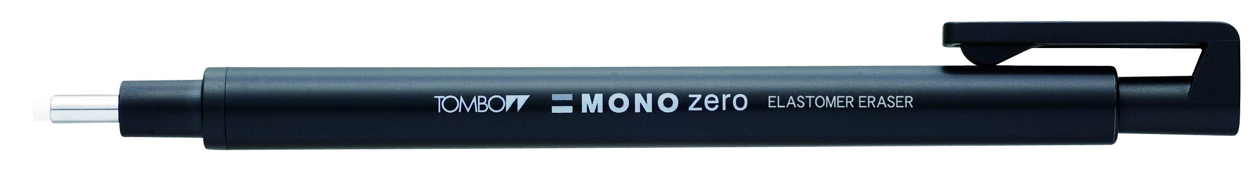 Tombow Holder Eraser, Mono Zero Round Sharpe Black (Eh-Kur11)