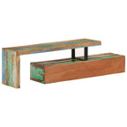 vidaXL TV Stand - Solid Reclaimed Wood/Retro Design/Spacious Storage/Brown / 44.1" x 11.8" x 15.7"