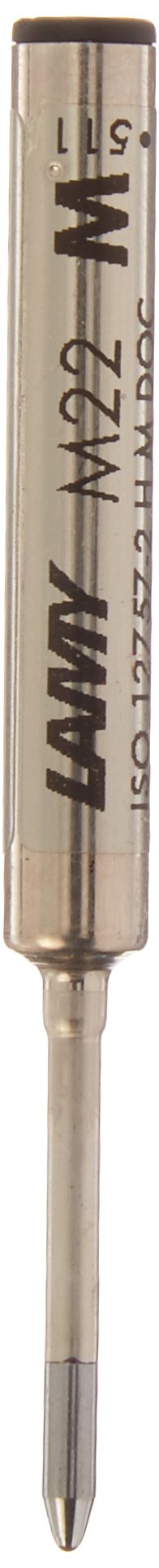 Lamy Refills For Scribble/Pico Ballpoint Pen, Black, Medium (Lm22Bkm)