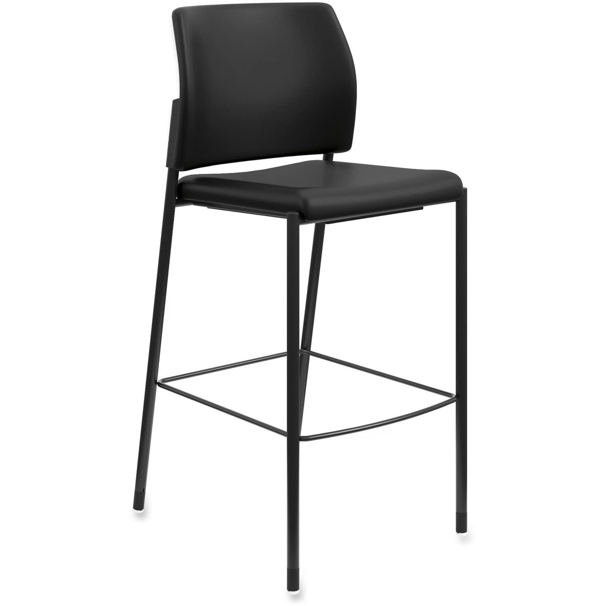 Hon Accommodate Cafe Stool, Black Ur10