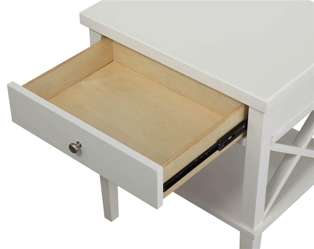 Comfort Pointe 28 In. Nightstand In White Finish ,