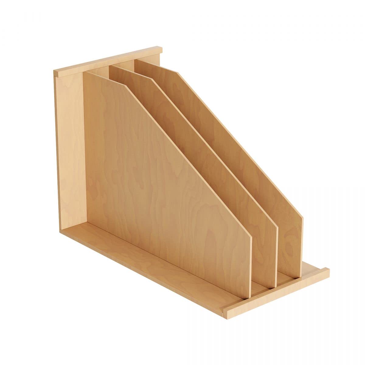 Dowell 4007 Td3 Wooden Vertical Tray Divider Organizer For Base 15' Cabinets - Kitchen Storage & Organization Accessories