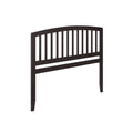 AFI Richmond Queen Size Headboard with Attachable Charger in Espresso
