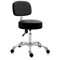 DR.LOMILOMI Extra-Wide Seat Rolling Swivel Clinic Medical Salon Stool Chair with Memory Foam 502