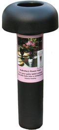 NoBrella Flower Vase Patio Table Umbrella Hole Insert, Black