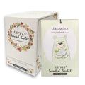 LIFFLY 14 Packs Jasmine Scented Sachets Bag for Drawer and Closet Xmas Gift 15 Scents Optional