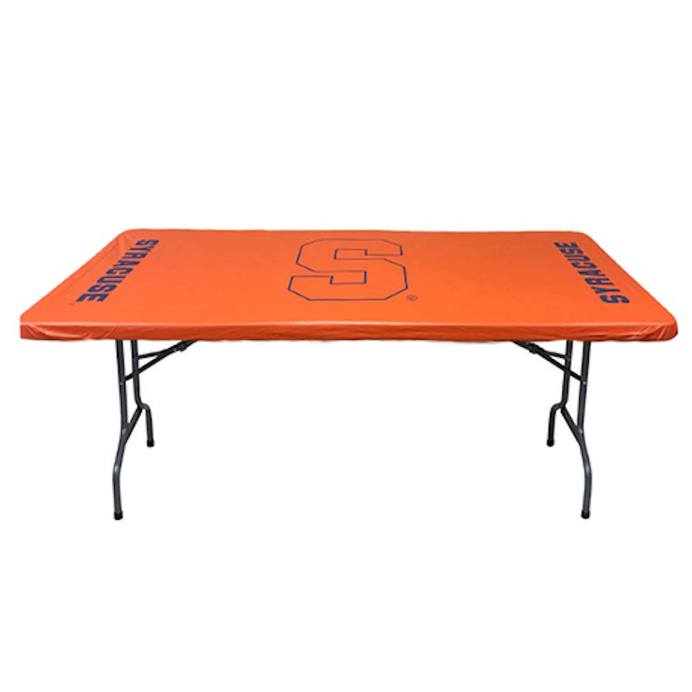 Kwik-Covers Collegiate Rectangle Plastic Table Covers, Bundle Of 2 (Syracuse University, 6')