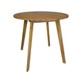 American Trails Genuine 100% Hardwood Round Dining Table - Hand-Wiped Harvest Gold