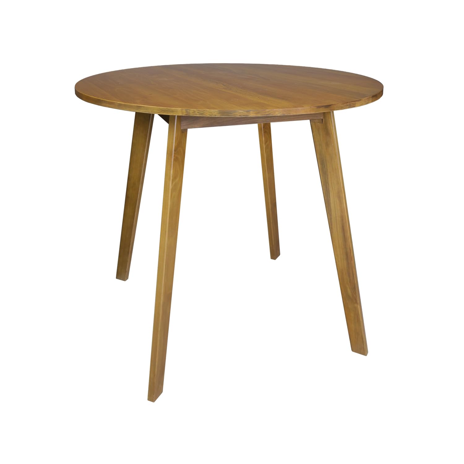 American Trails Genuine 100% Hardwood Round Dining Table - Hand-Wiped Harvest Gold