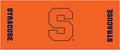 Collegiate Kwik-Covers Rectangle Plastic Table Covers, Bundle Of 2 (Syracuse University, 8')