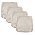Flymei Patio Cushion Covers 24X24X4 Waterproof Outdoor Cushion Cover Replacement 4Packs Outdoor Seat Cushion Slipcover For Ratta