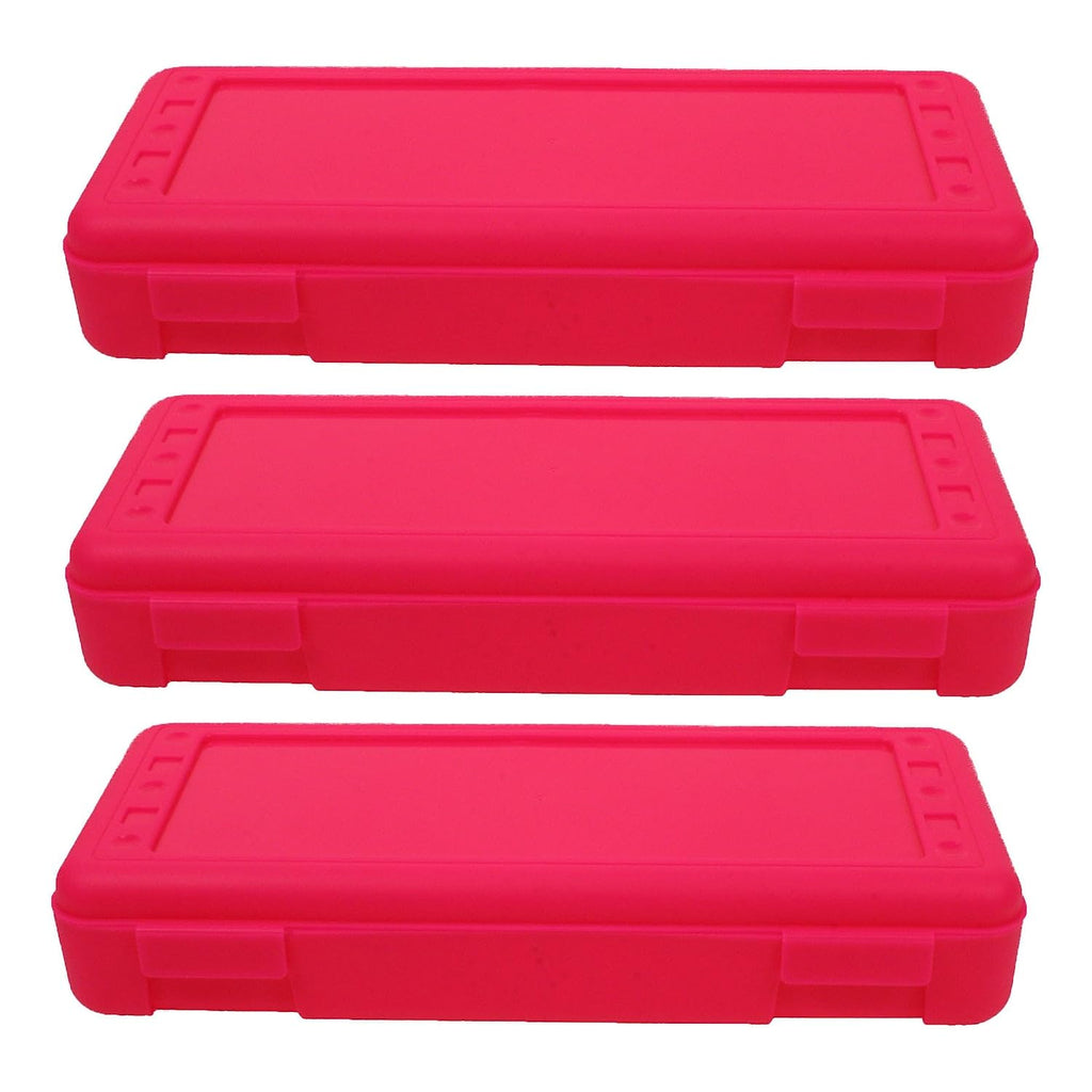 Romanoff Ruler Box, Hot Pink, Pack Of 3