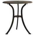 ELEMENT HARBOR Patio Table Bronze 24.4"x24.4"x25.6" Cast Aluminum