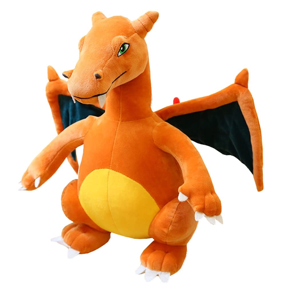 Chaozi0Evil Winged, Fire-Breathing Dragon Stuffed Animal Dinosaur Plush Firedragon Toys, Throw Pillow, Role-Playing Game Fan Pro