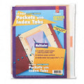Ring Binder Divider Pockets With Index Tabs (5/Pack) [Set Of 2]