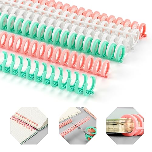 Binding Spines/Coils/Combs: Open & Close Easily Adding Pages For Notebook