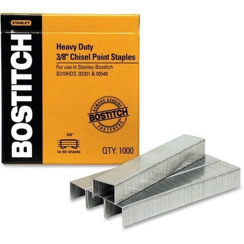 Heavy Duty Staples 3/8In 1000/Box