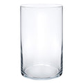 Royal Imports Flower Glass Vase Decorative Centerpiece For Home or Wedding - Cylinder Shape, 6 Tall, 3.5 Opening, Clear