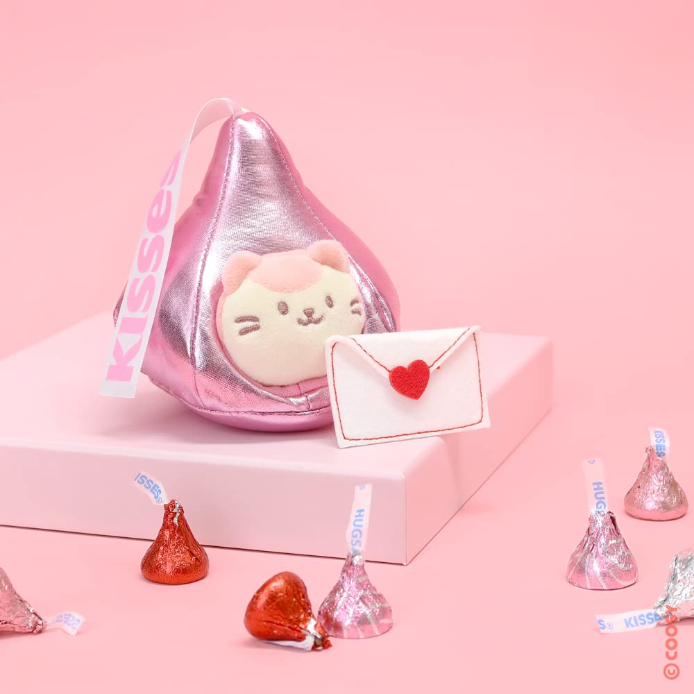 Anirollz Stuffed Animal Plush Toy - Official Hershey Kisses Chocolate Toy Blanket Outfitz Doll | Soft, Squishy, Warm, Cute, Comf