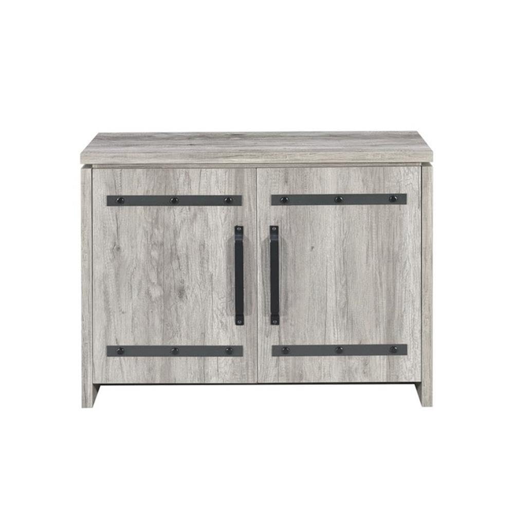 2-door Accent Cabinet Grey Driftwood