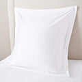 European Square Pillow Shams Set Of 2 White 600 Thread Count 100% Egyptian Cotton Pack Of 2 Euro Pillow Covers 22X22 White Solid