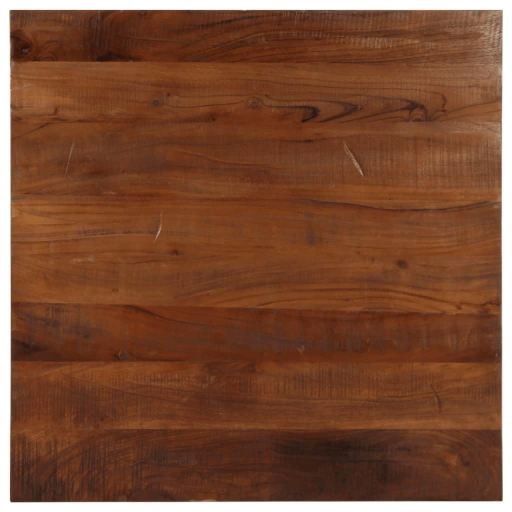 vidaXL Table Top 27.6inchx27.6inchx1.5inch Square Solid Wood Reclaimed