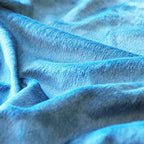 HomeRoots Cowhide, Microsuede 72' x 84' Sky Blue, Cowhide - Rug