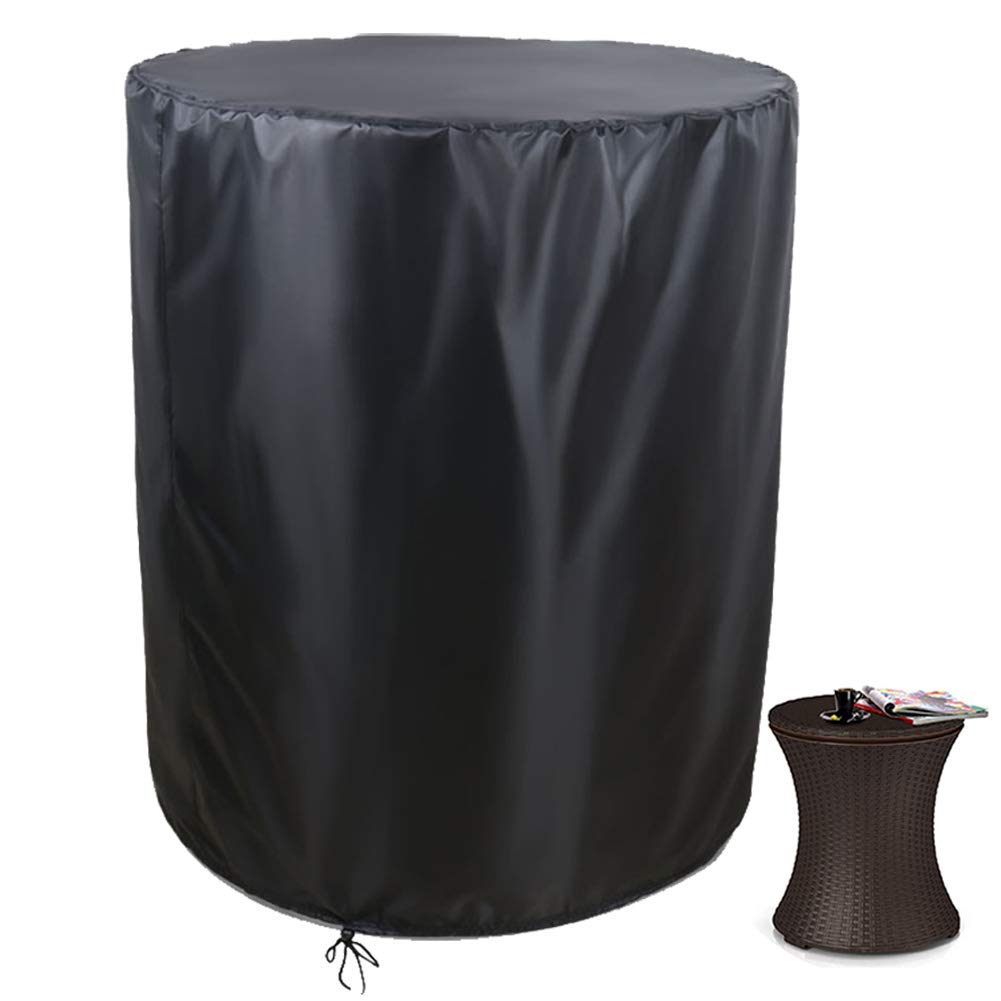 Saking Outdoor Bar Cover,Patio Cooler Small Table Cover For Keter 7.5 Gallon Outdoor Cooler Table -Round, 21' D X 23' H