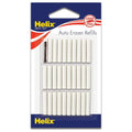 Helix Automatic Eraser Refills, Pack Of 30 (19071)