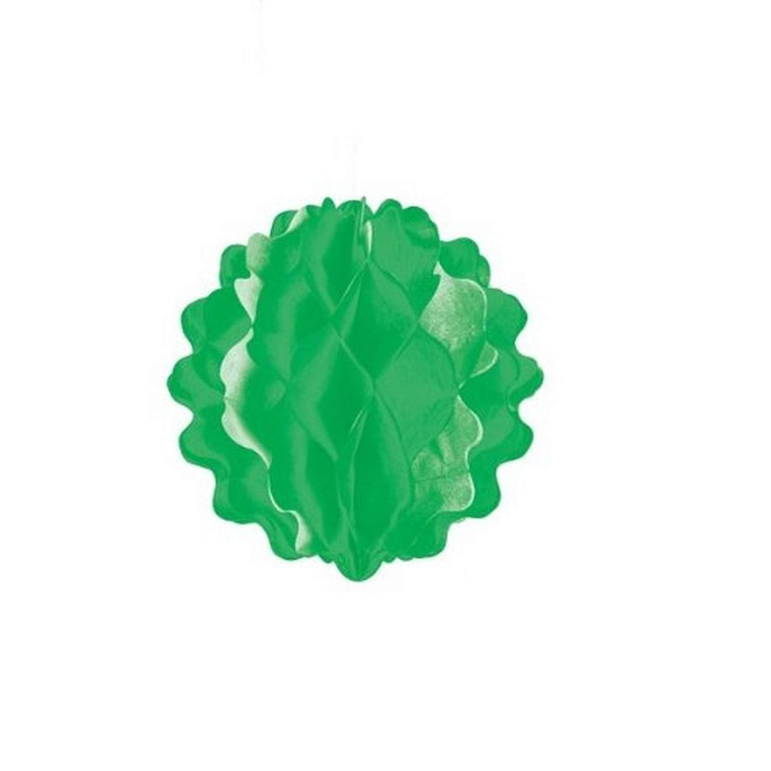 Dress My Cupcake 8-Inch Flower Balls, Green, Set of 6