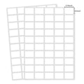 Yeachlaing Multi-Use Removable Labels, 1/2' X 3/4',1000 Pcs Blank Labels Total,Water/Oil/Tear Resistant/Ink Won'T Smudge No Re