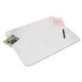 Artistic Krystalview Desk Pad With Antimicrobial Protection, Matte Finish, 22 X 17, Clear