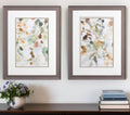 Set Of Two Cascading Nature Brown Framed Print Wall Art