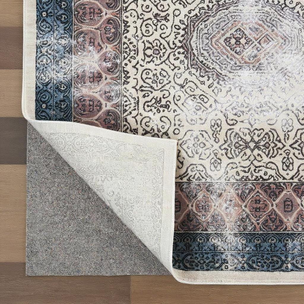 8 x 10 Gray Non Slip Rug Pad
