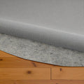5 Round Gray Non Slip Rug Pad