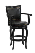 Jones 29 Swivel Bar Stool  Black