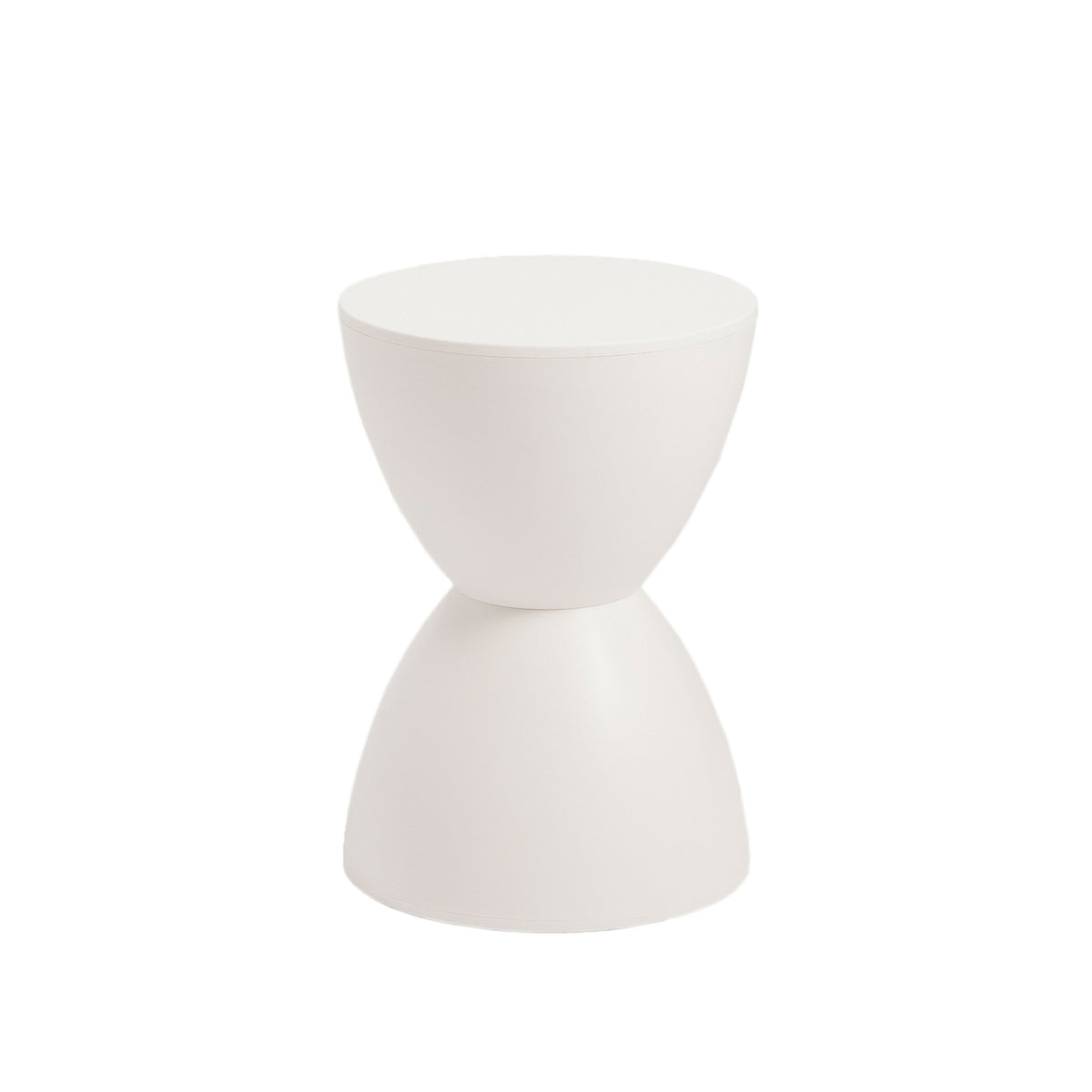 17 White Backless Bar chair